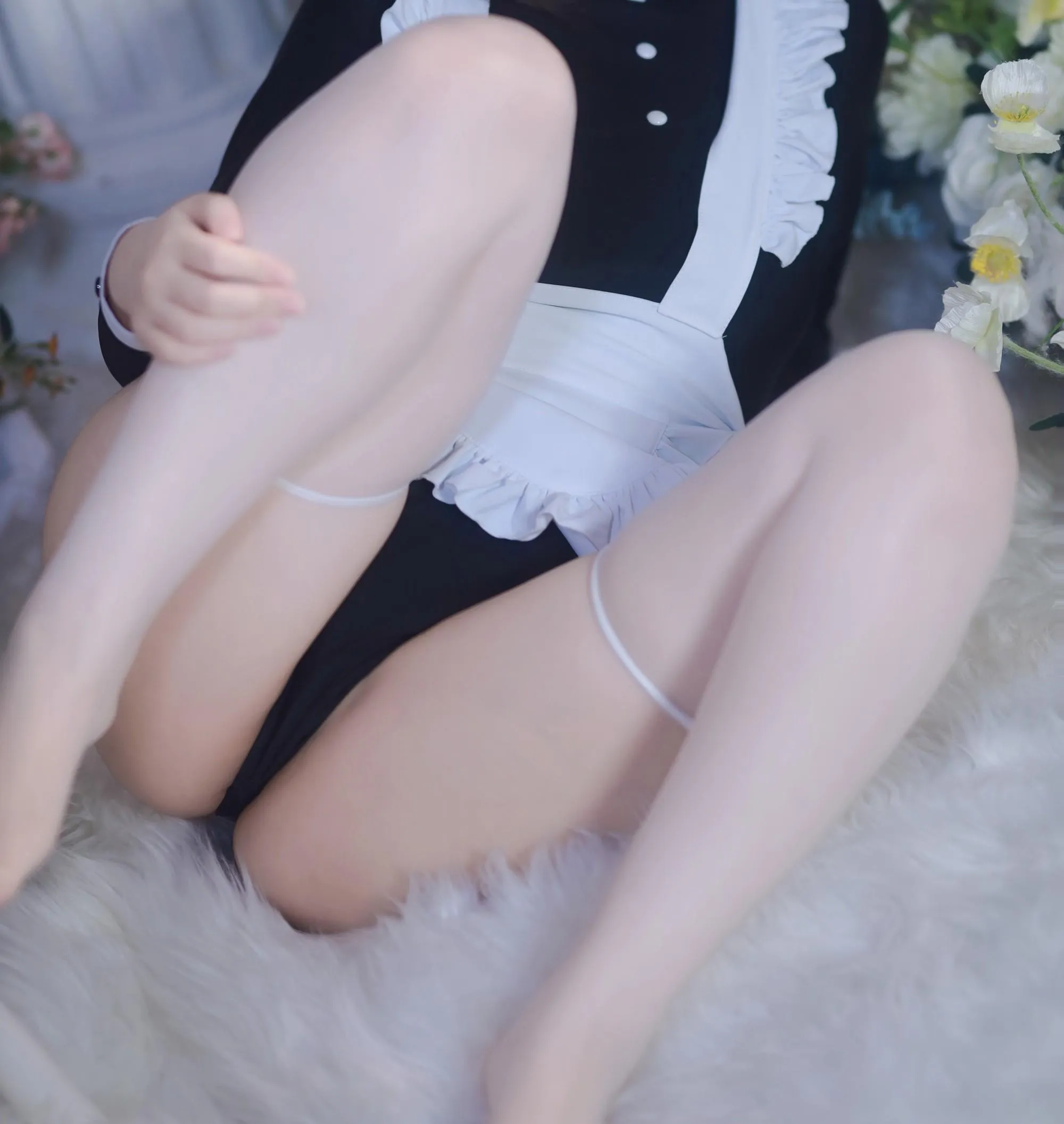 疯猫ss – NO.137 少女衣橱 连体女仆装 [58P]插图6